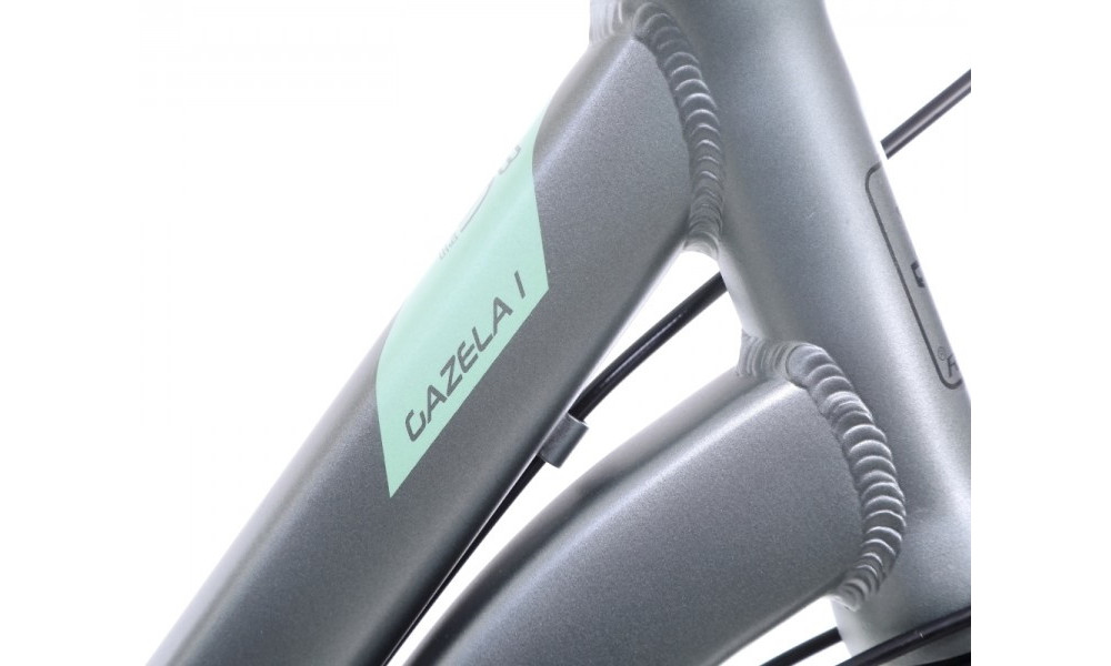 Jalgratas Romet Gazela 1 28" 2022 light graphite-green - 4