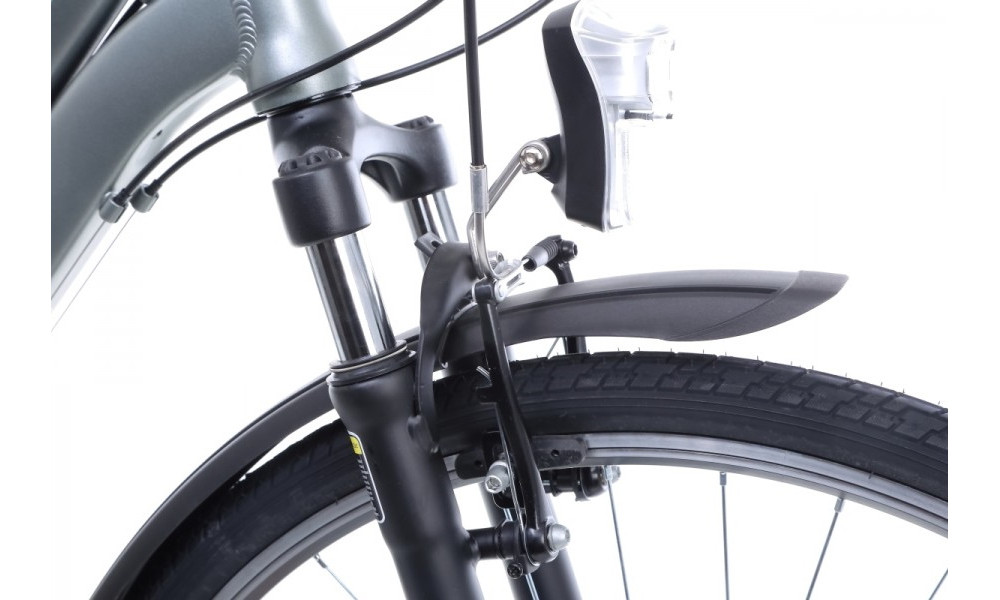 Jalgratas Romet Gazela 1 28" 2022 light graphite-green - 8