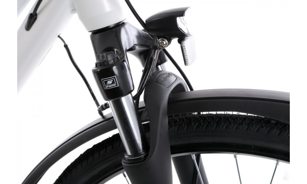 Jalgratas Romet Gazela 4 28" 2022 white-yellow - 22