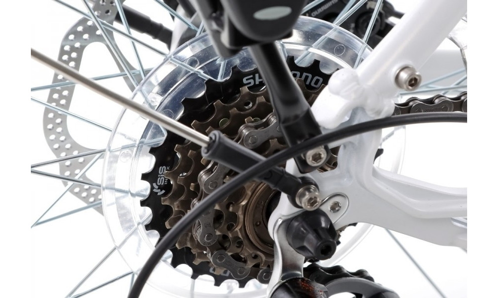 Jalgratas Romet Gazela 4 28" 2022 white-yellow - 26