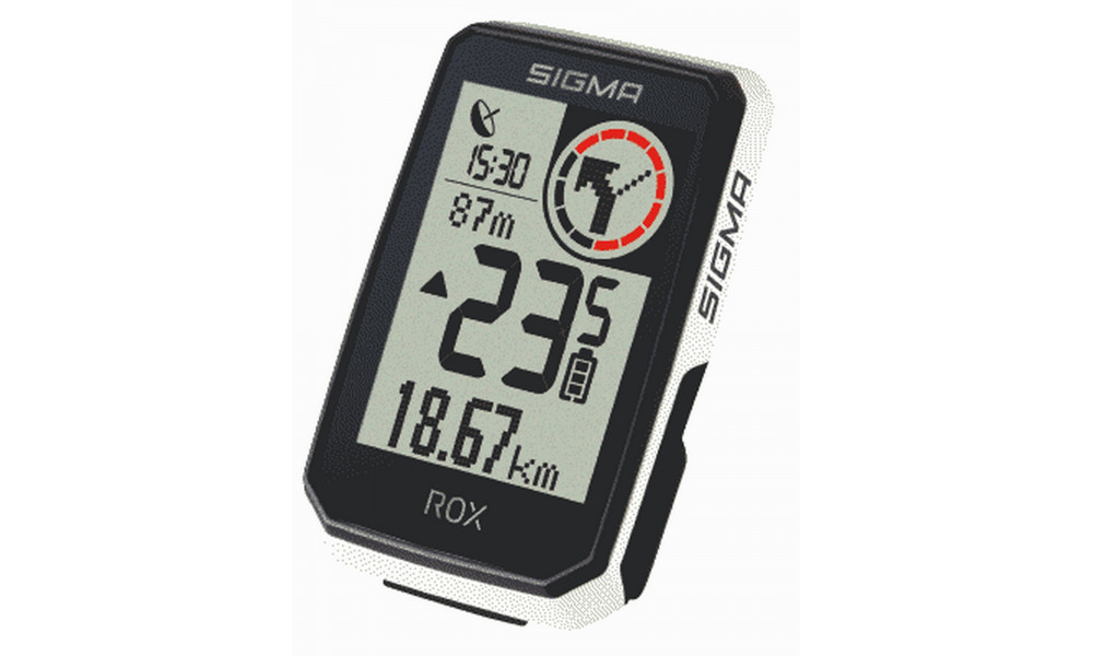Rattakompuuter SIGMA ROX 2.0 Endurance GPS white - 1