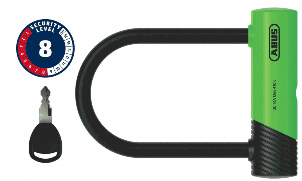 Lukk Abus Ultra Mini 410K/150HB140 green SH - 1