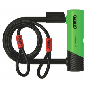 Lukk Abus Ultra Mini 410K/150HB140 green SH + Cobra 10/120