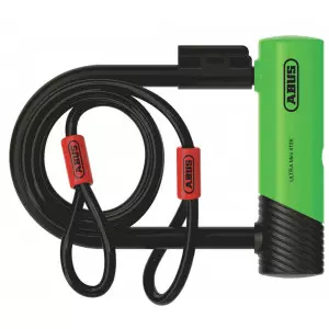 Lukk Abus Ultra Mini 410K/150HB140 green SH + Cobra 10/120 Lukk Abus Ultra Mini 410K/150HB140 green SH + Cobra 10/120