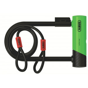 Lukk Abus Ultra Mini 410K/150HB180 green SH + Cobra 10/120