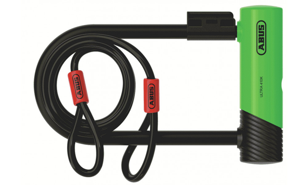 Lukk Abus Ultra Mini 410K/150HB180 green SH + Cobra 10/120 - 2