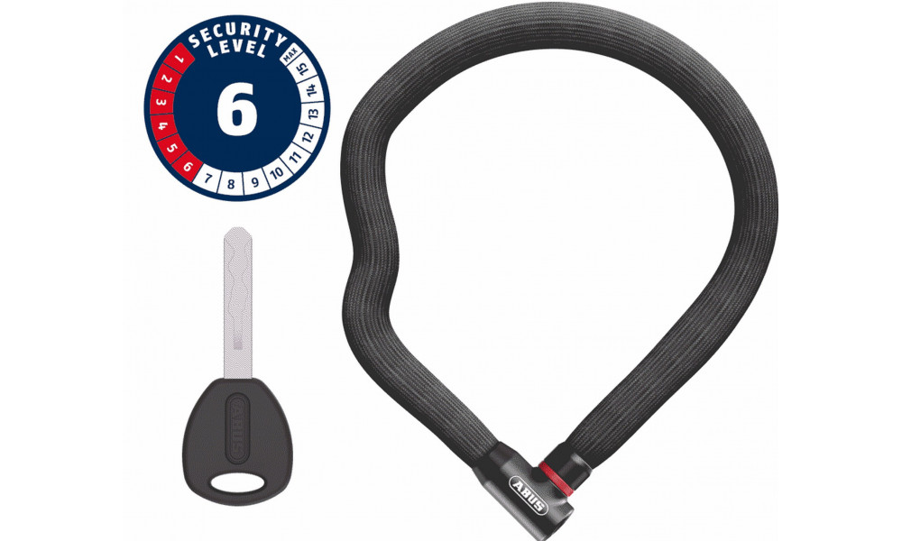 Lukk Abus Goose 4204K/85 black 