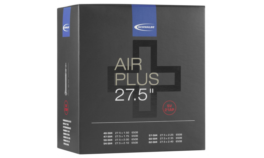Sisekumm 27.5"/650B Schwalbe SV21AP Air Plus (40/62-584) 