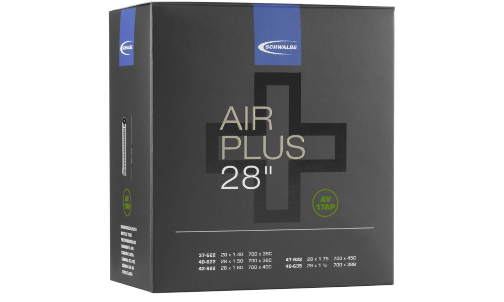 Sisekumm 27/28" Schwalbe AV17AP Air Plus (37/47-622) 
