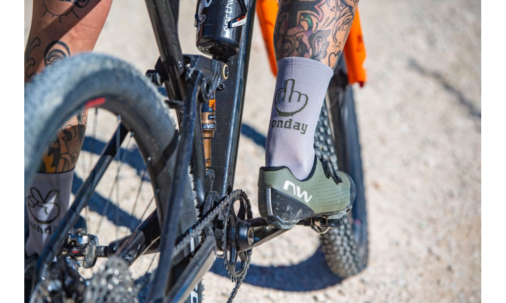 Rattakingad Northwave Rebel 3 MTB XC dark green - 1