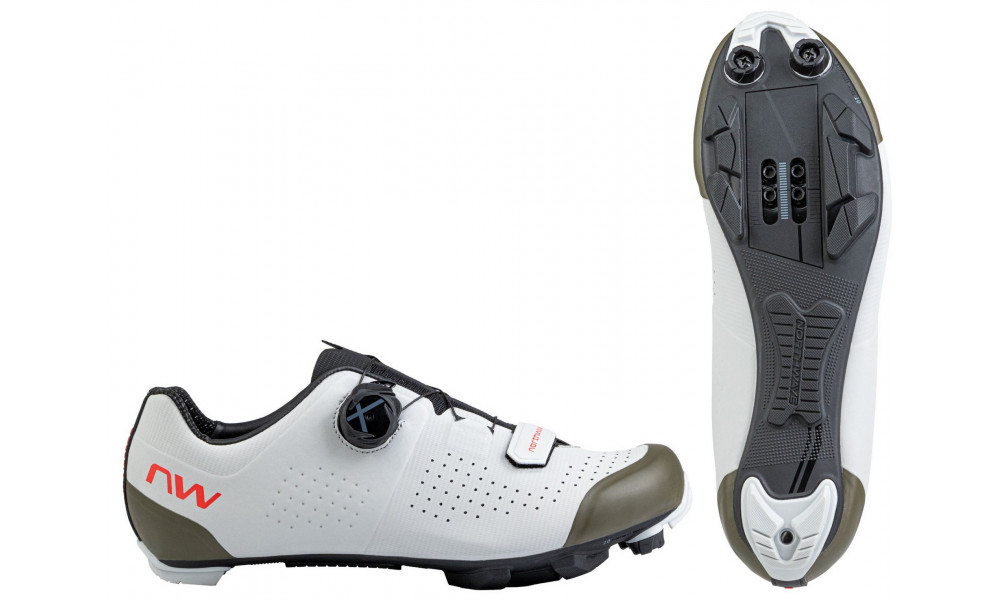 Rattakingad Northwave Razer MTB XC light grey-green forest - 1