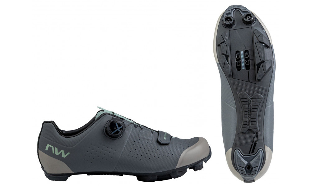 Rattakingad Northwave Razer MTB XC dark grey-sage - 1