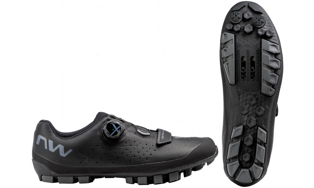 Rattakingad Northwave Hammer Plus Wide MTB XC black-dark grey - 1