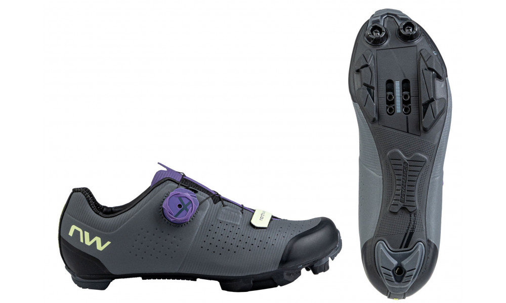 Rattakingad Northwave Razer WMN MTB XC dark grey-dark purple - 1