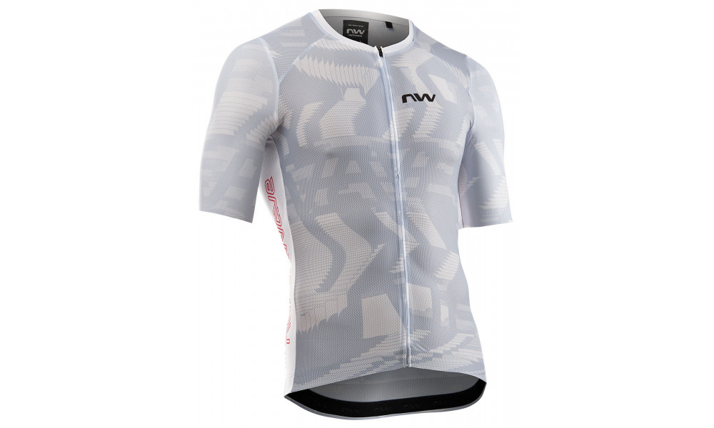 Rattasärk Northwave Blade Air S/S light grey-radiant red - 1