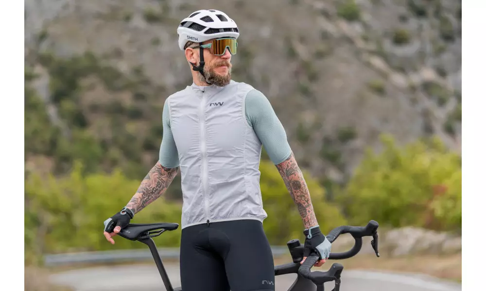 Jalgratta vest Northwave Extreme Light light grey - 6