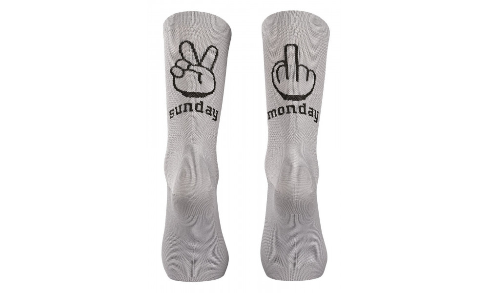 Rattasokid Northwave Sunday Monday light grey-forest green-XS (34/36) - 1