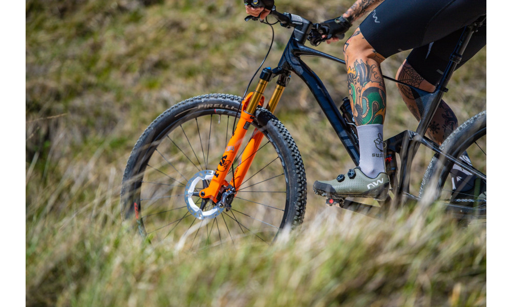 Rattasokid Northwave Sunday Monday light grey-forest green-XS (34/36) - 3