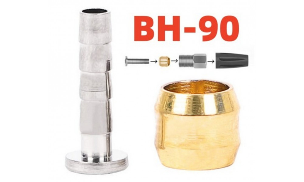 Ketaspiduri voolik kinnitusvahendid ProX for Shimano BH-90 (10pcs.) - 1