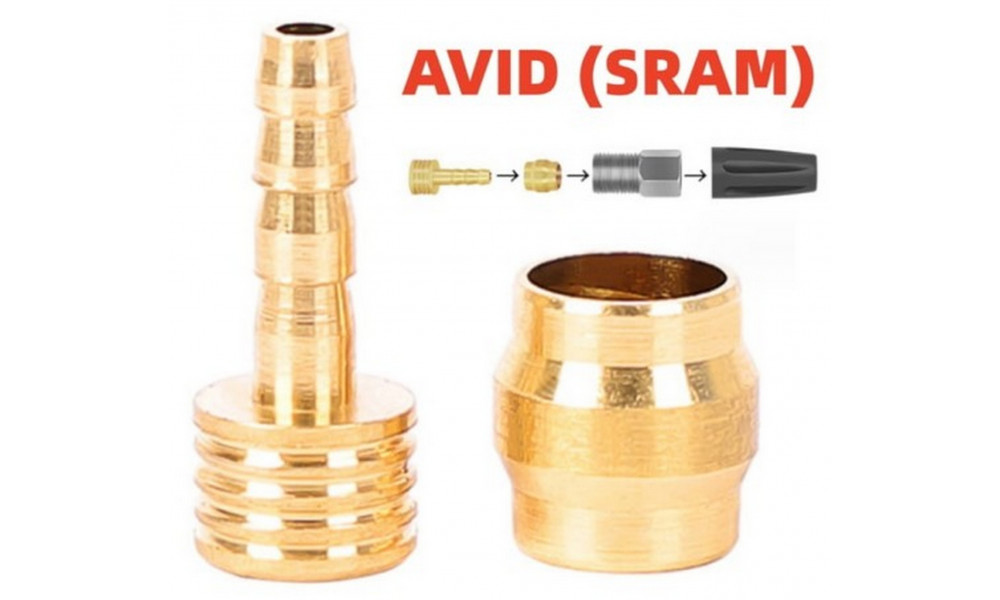 Ketaspiduri voolik kinnitusvahendid ProX for SRAM (10pcs.) - 1