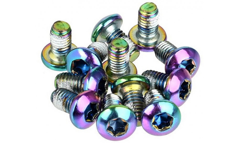 Piduriketta poldid Prox rainbow M5x10mm (12pcs.) - 1