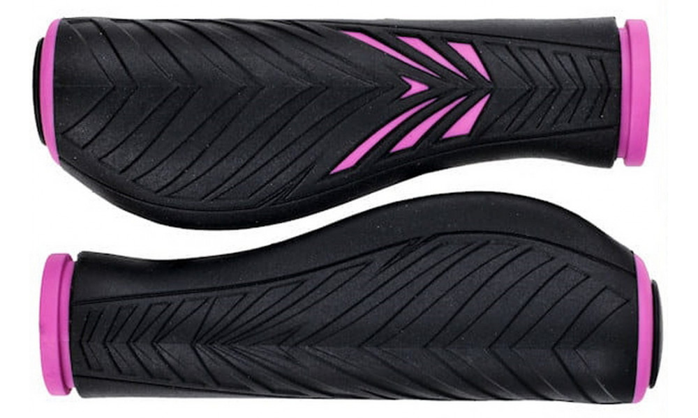 Käepidemed ProX VLG-1133AD2 Comfort Gel 130mm pink-black - 1