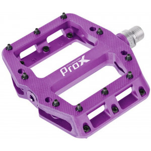 Pedaalid ProX Base Pro 26 nylon Pins axle Cr-Mo purple