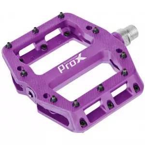 Pedaalid ProX Base Pro 26 nylon Pins axle Cr-Mo purple