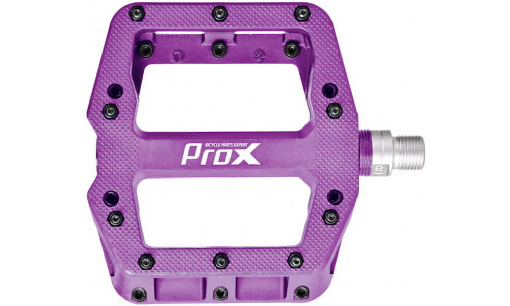 Pedaalid ProX Base Pro 26 nylon Pins axle Cr-Mo purple - 2