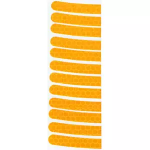 Ratta/kiivri kaunistuse kleebised Prox orange