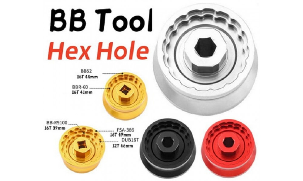 Tööriist ProX BB-16H for bottom bracket Hollowtech II BBR60/DUB12T/BB3086 - 2
