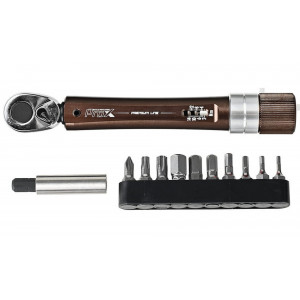 Tool set ProX Premium Line with dynamometer 2-14Nm 12-parts bronze