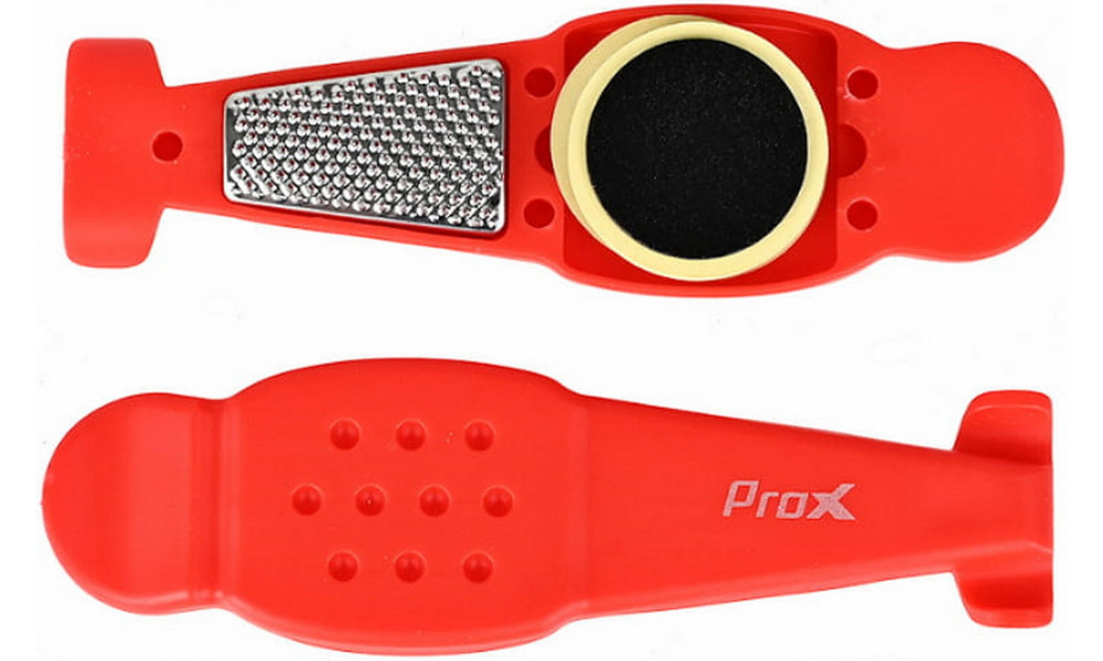 Kummiparanduskomplekt ProX adhesive patches + file + tire levers 120mm 2 tk. - 2