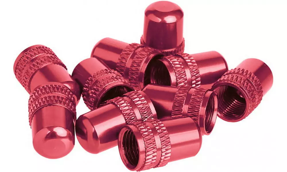 Ventiili tolmukaitse ProX Alu AV-02 AV/Schrader red - 2