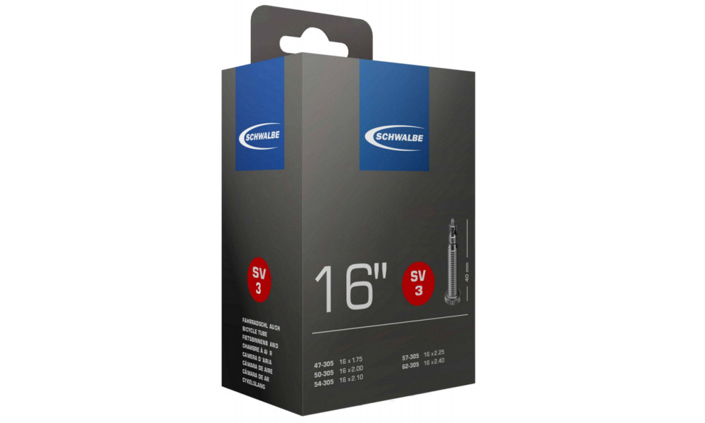Sisekumm 16" Schwalbe SV3 (47/62-305) 