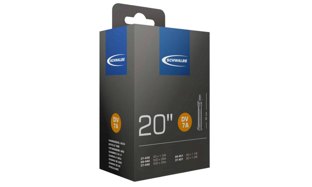 Sisekumm 20" Schwalbe DV7A (28-440/37-451) 