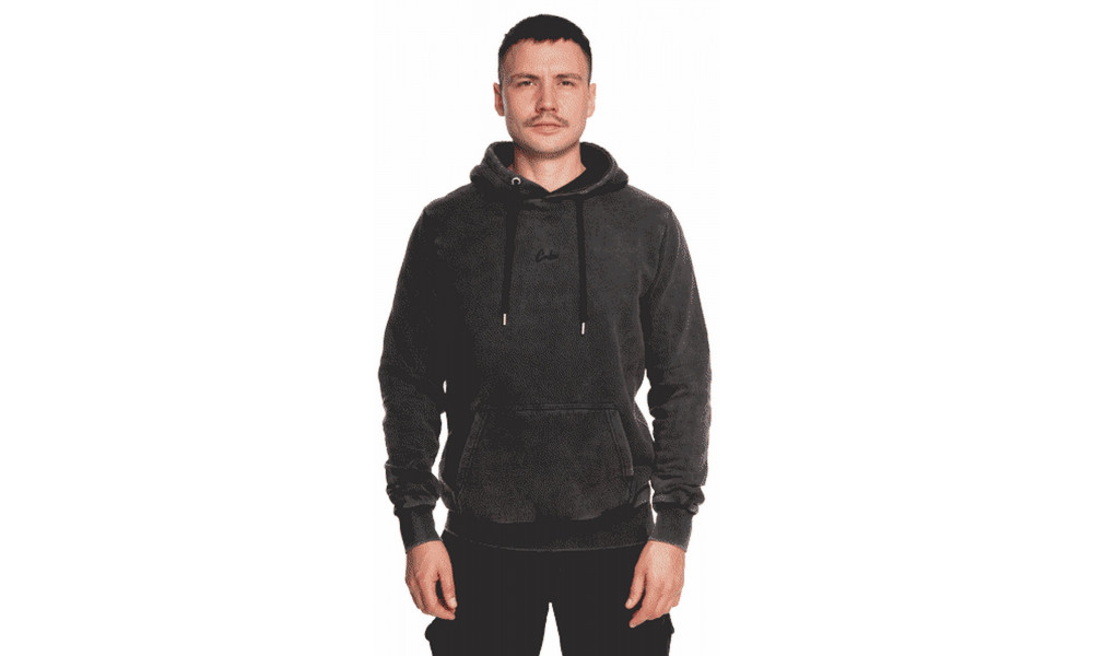 Kapuutsiga kampsun Cube Organic Roots washed grey - 5