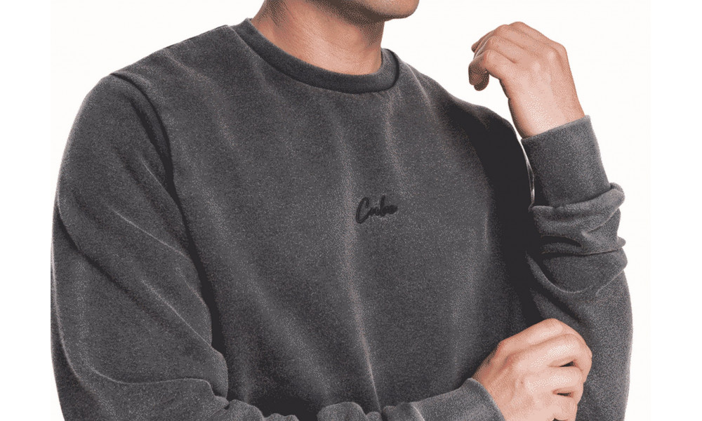 Kampsun Cube Organic washed grey - 3