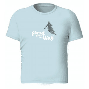 T-särk Cube Organic Rookie Shred blue