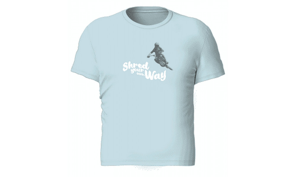 T-särk Cube Organic Rookie Shred blue - 1