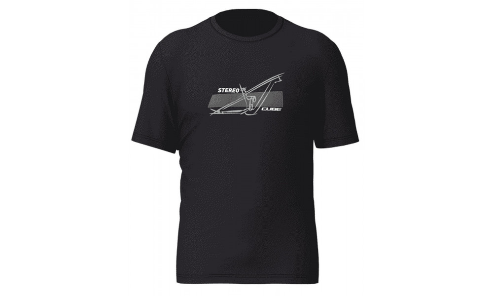 T-särk Cube Organic Stereo anthracite - 1