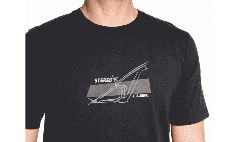 T-särk Cube Organic Stereo anthracite - 4