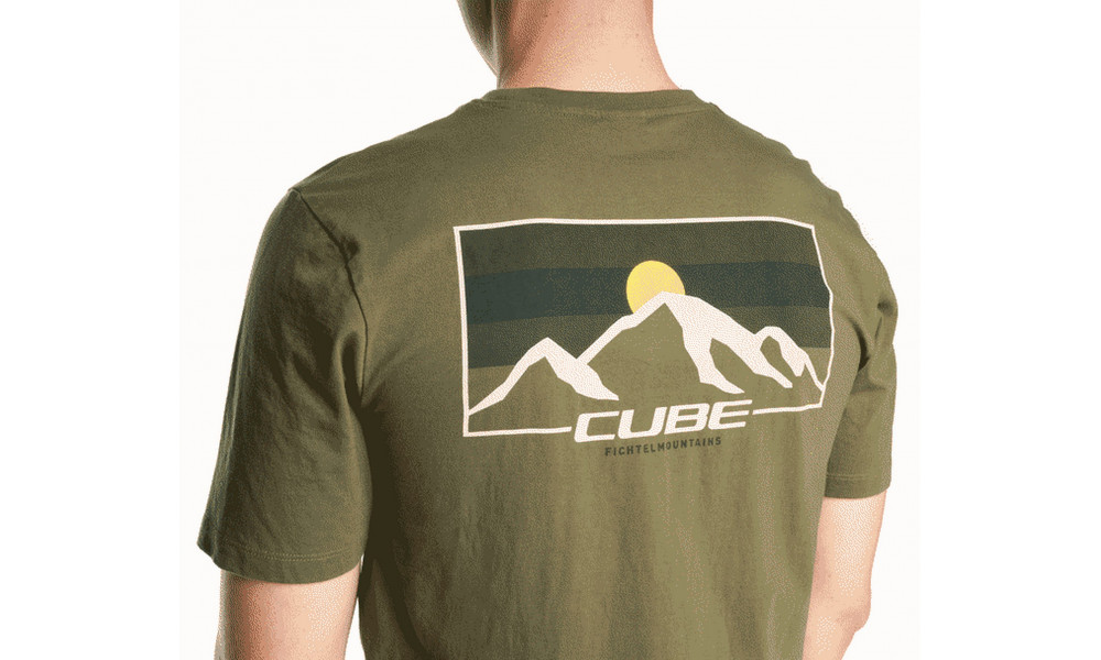 T-särk Cube Organic Sunrise olive - 3