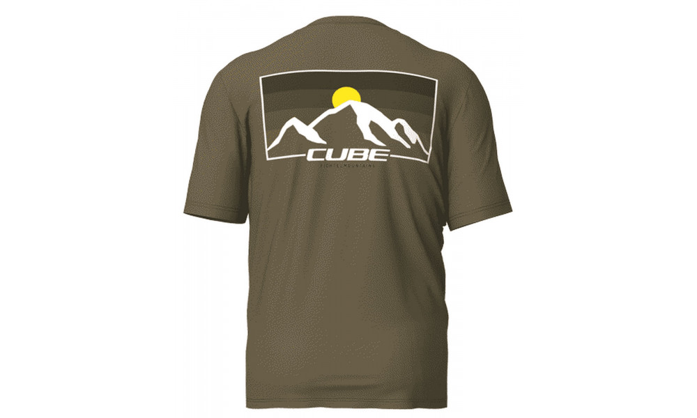 T-särk Cube Organic Sunrise olive - 6