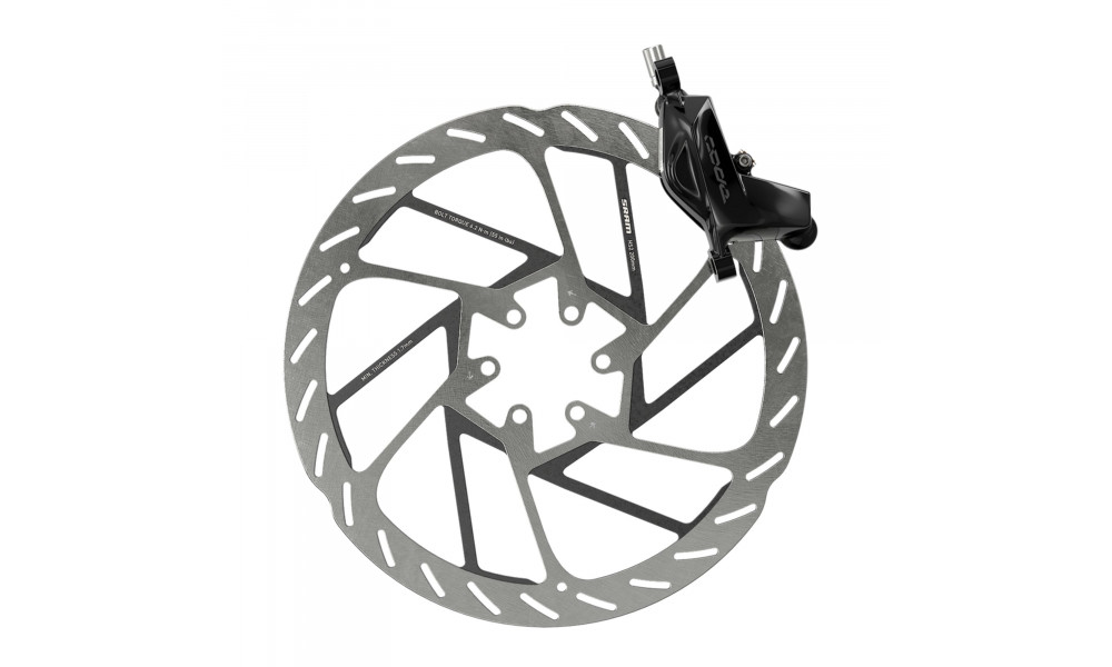 Pidurisupport SRAM Code C1 4-piston hydraulic post mount silver - 1