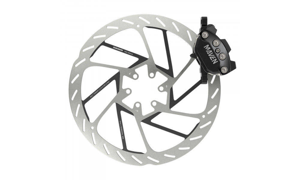 Pidurisupport SRAM Maven A1 4-piston hydraulic post mount black - 3