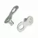 Ketilukk SRAM PowerLock 1-speed silver (4 tk.)