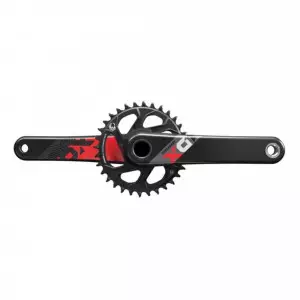 Vändad SRAM X01 Eagle Boost 148 DUB 32T 165mm 1x12-speed red