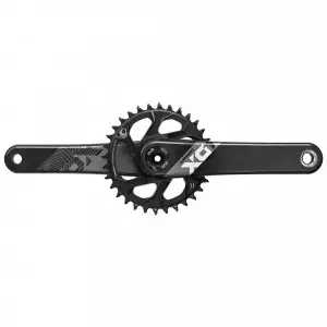 Vändad SRAM X01 Eagle Boost 148 DUB 32T 165mm 1x12-speed lunar polar
