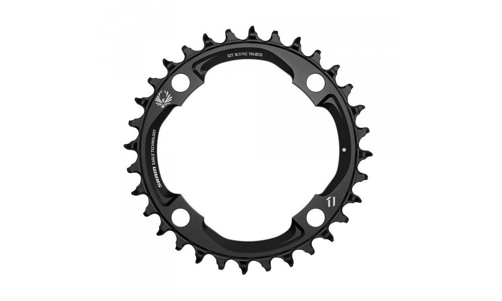 Hammasratas SRAM E-MTB X-Sync2 104mm Alu 1x12-speed 32T black 